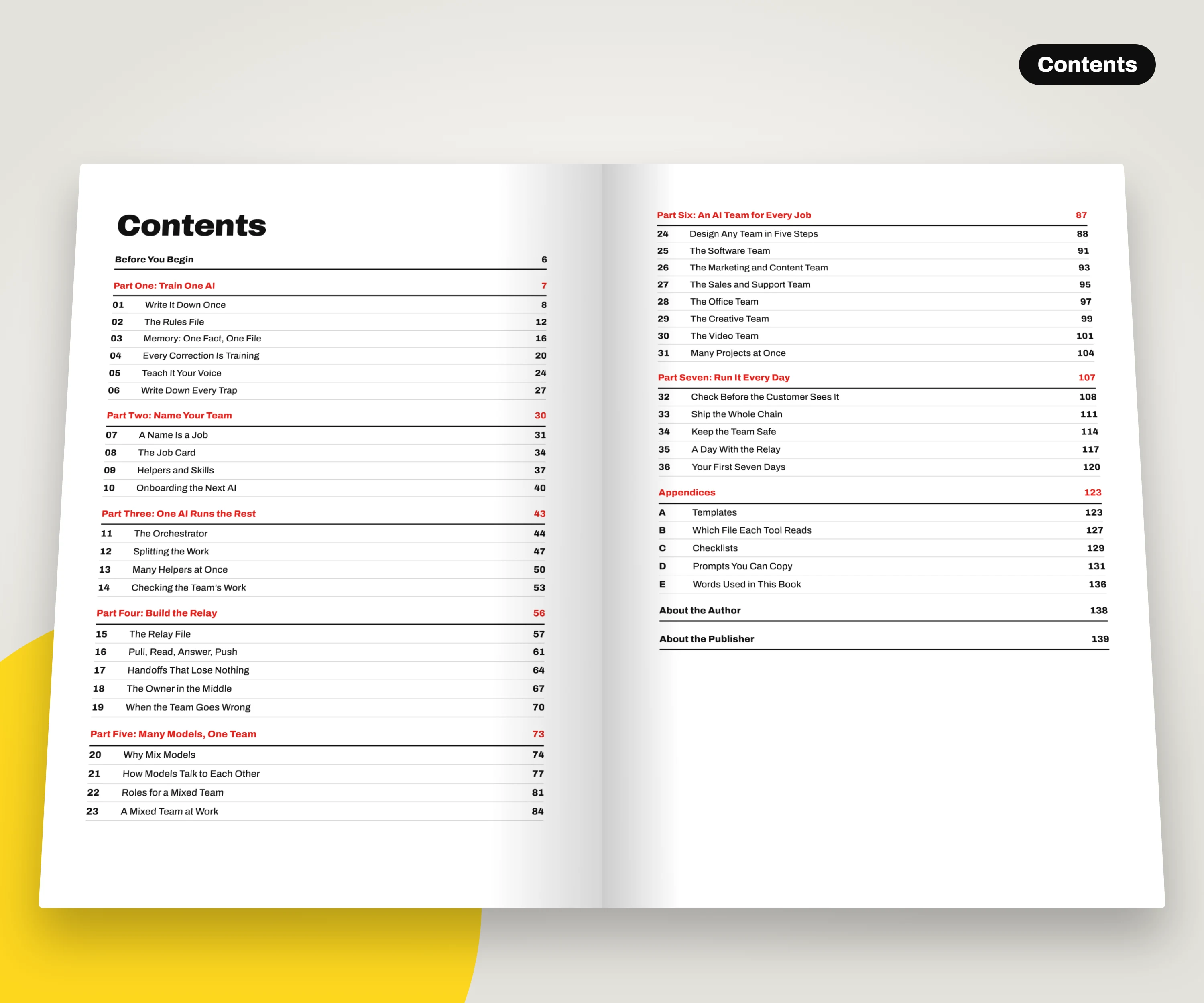 The AI Relay: a sheet from the file