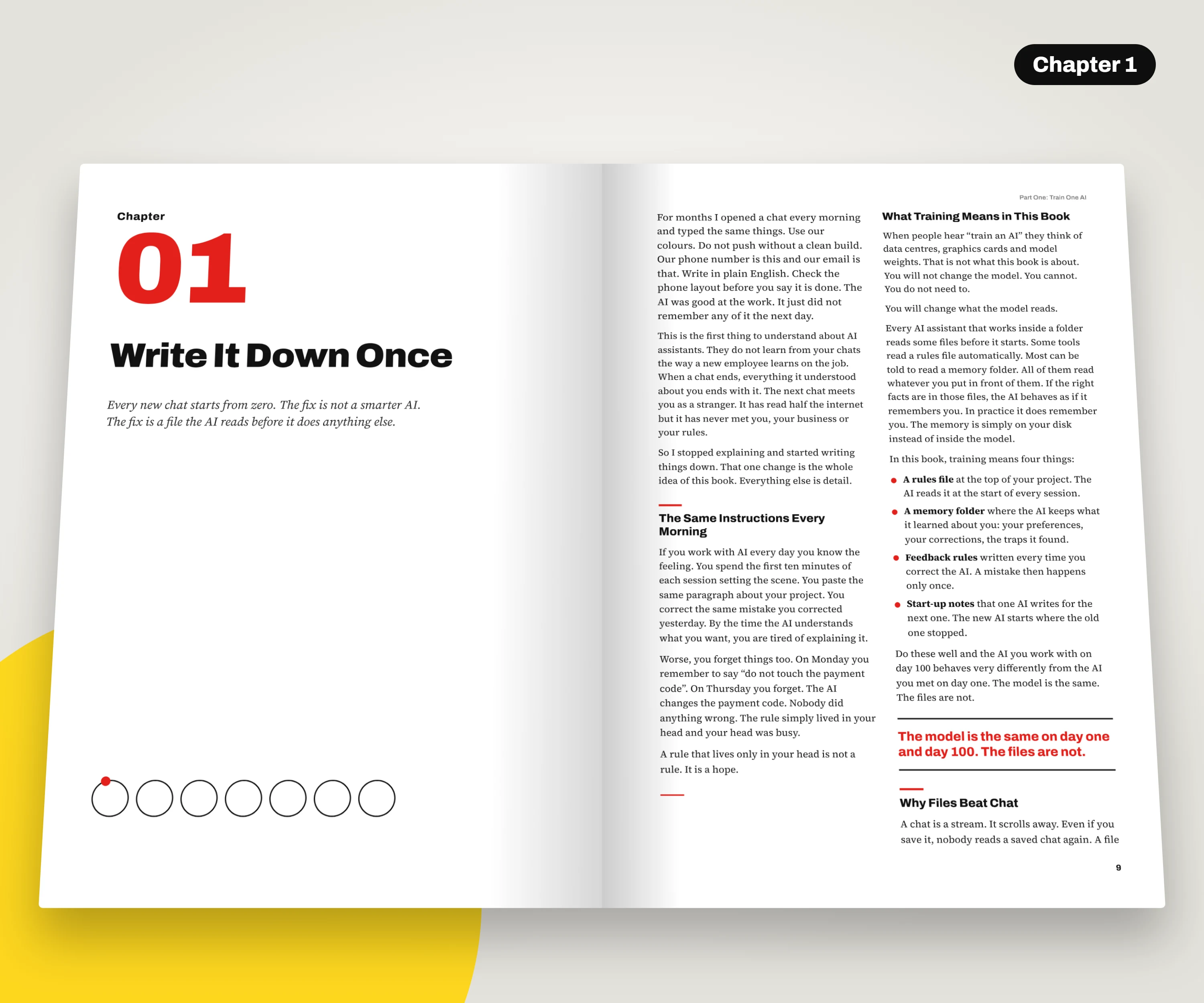 Chapter 1: Write It Down Once